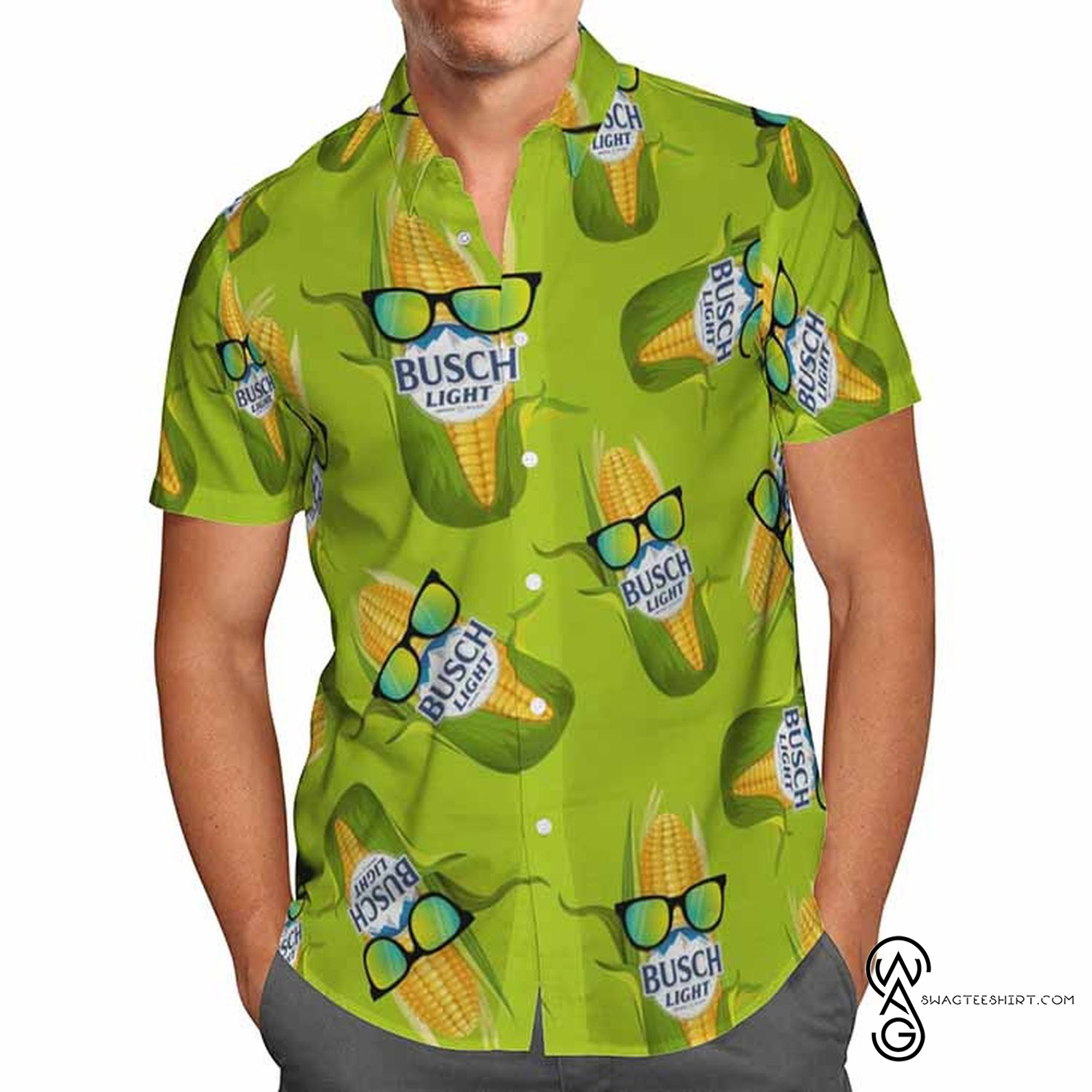 [Top Trending] BY Baby Yoda With Pumpkins Halloween Casual Beach Full Printing Hawaiian Shirt